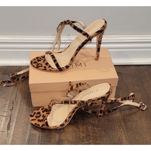 Simmi leopard print lace up shoes